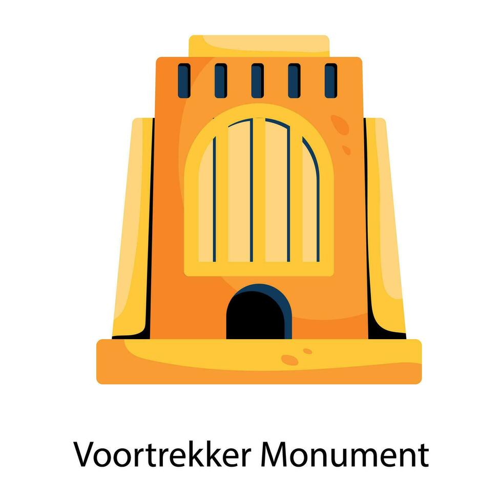 modieus voortrekker monument vector