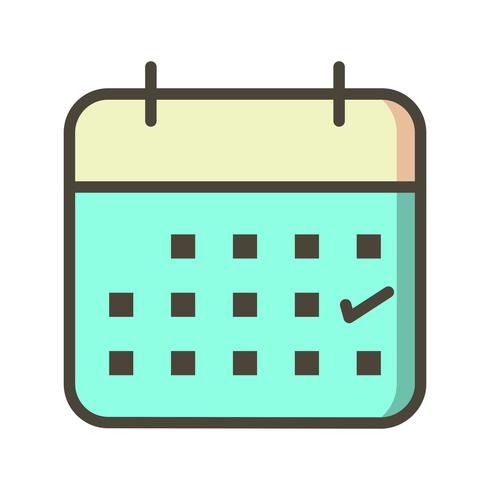 Zakelijke kalender Vector Icon