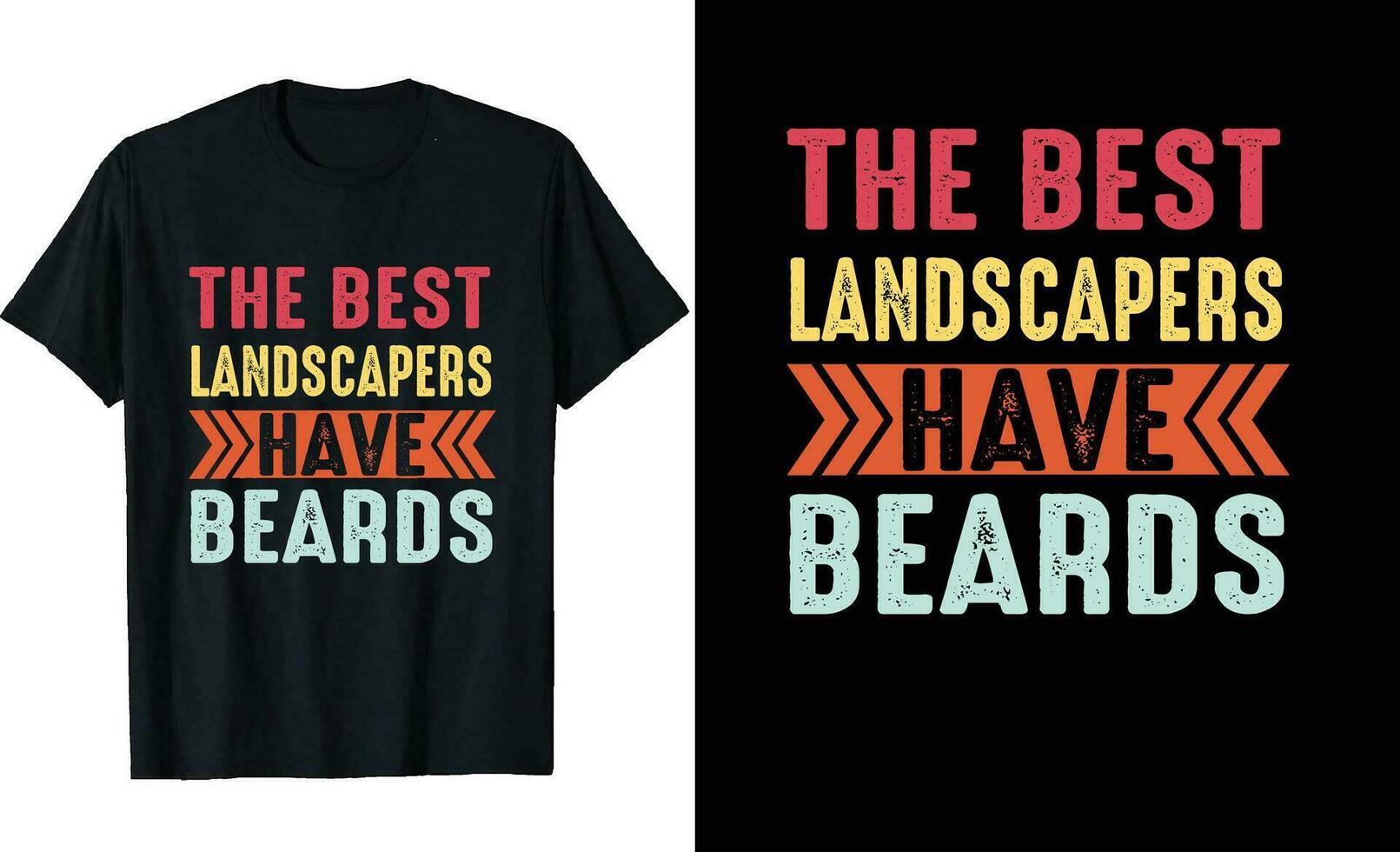 het beste landschappenrs hebben baarden grappig landschappenrs lang mouw t-shirt of landschappenrs t overhemd ontwerp of baarden t-shirt ontwerp vector