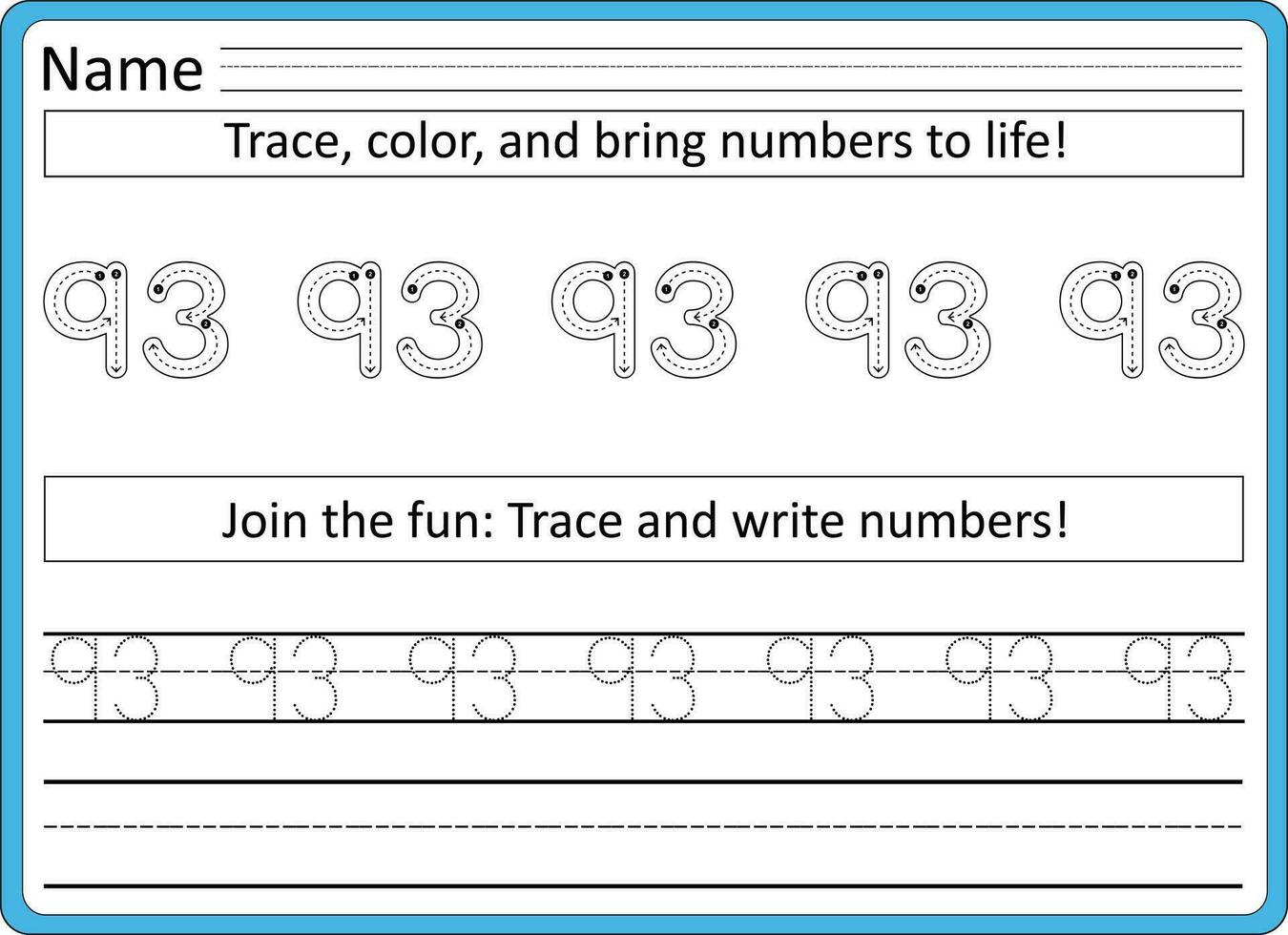 traceren werkbladen voor kinderen handschrift praktijk vector