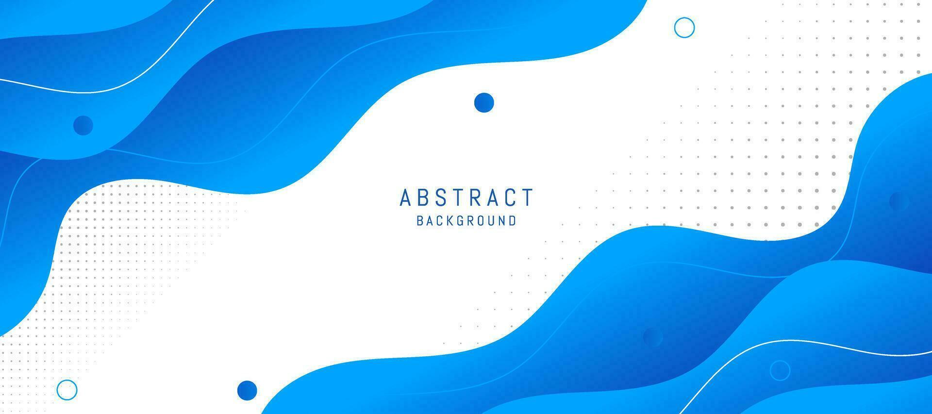 abstract blauw modern achtergrond. kleurrijk sjabloon banier met blauw helling kleur. ontwerp met vloeistof vorm geven aan. vector