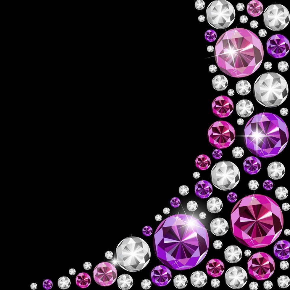 abstracte luxe zwarte diamant achtergrond vectorillustratie vector