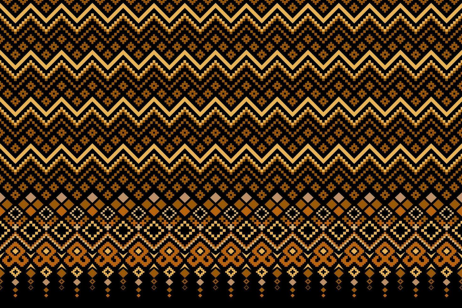 natuur jaargangen kruis steek traditioneel etnisch patroon paisley bloem ikat achtergrond abstract aztec Afrikaanse Indonesisch Indisch naadloos patroon voor kleding stof afdrukken kleding jurk tapijt gordijnen en sarong vector