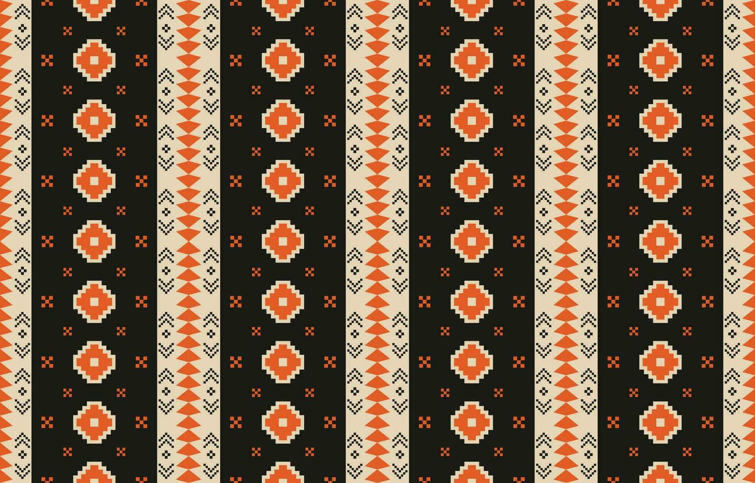 etnisch abstract ikat kunst. aztec ornament afdrukken. meetkundig etnisch patroon naadloos kleur oosters. ontwerp voor achtergrond ,gordijn, tapijt, behang, kleding, inpakken, batik, vector illustratie.