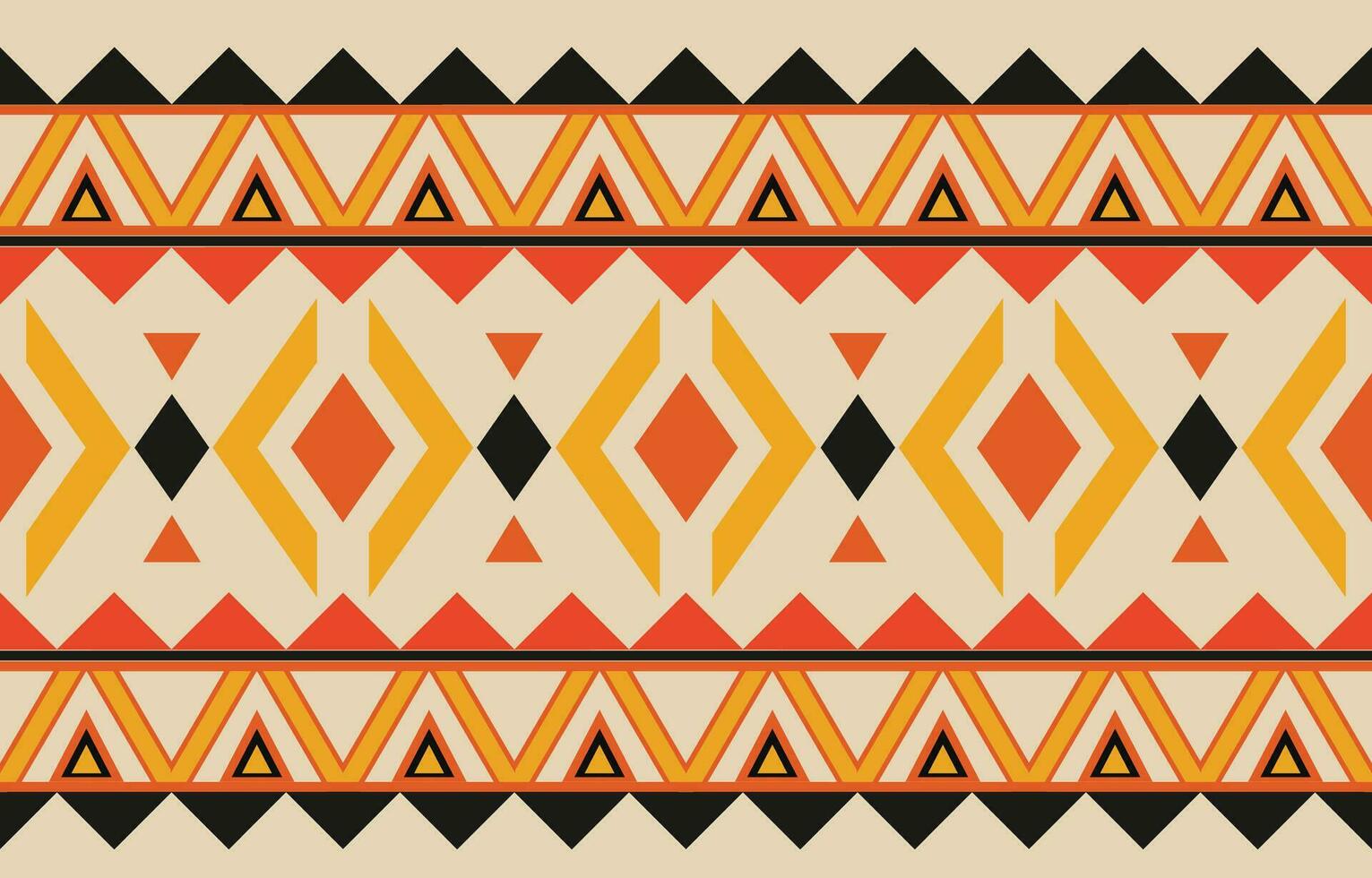 etnisch abstract ikat kunst. aztec ornament afdrukken. meetkundig etnisch patroon naadloos kleur oosters. ontwerp voor achtergrond ,gordijn, tapijt, behang, kleding, inpakken, batik, vector illustratie.