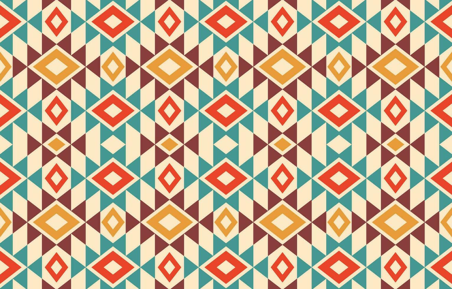 etnisch abstract ikat kunst. aztec ornament afdrukken. meetkundig etnisch patroon naadloos kleur oosters. ontwerp voor achtergrond ,gordijn, tapijt, behang, kleding, inpakken, batik, vector illustratie.