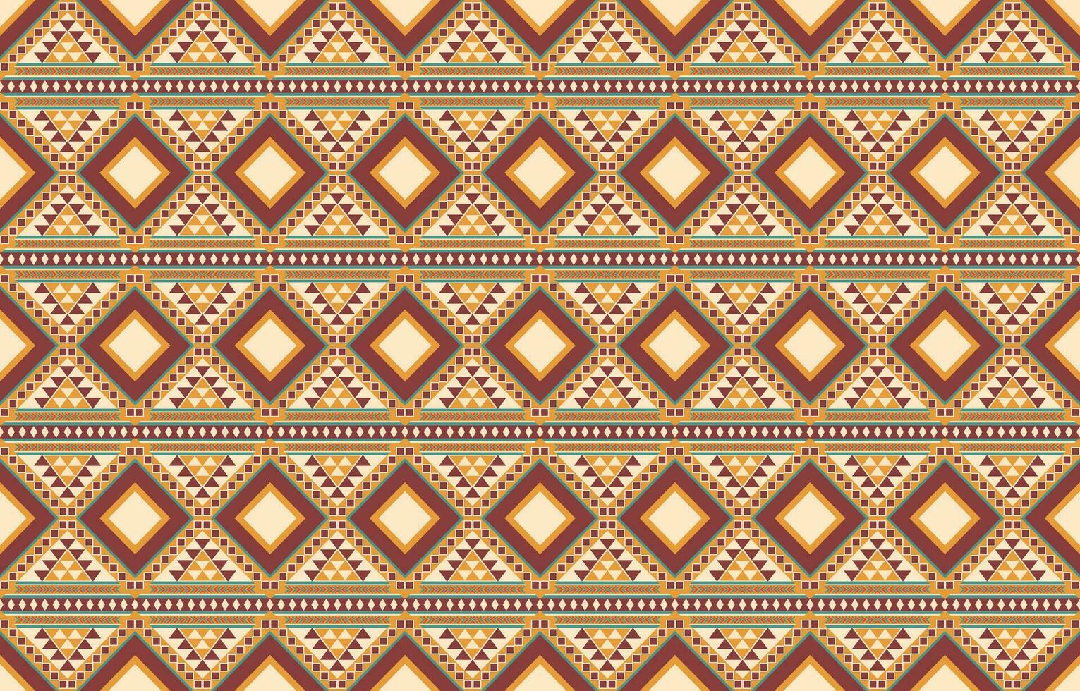 etnisch abstract ikat kunst. aztec ornament afdrukken. meetkundig etnisch patroon naadloos kleur oosters. ontwerp voor achtergrond ,gordijn, tapijt, behang, kleding, inpakken, batik, vector illustratie.