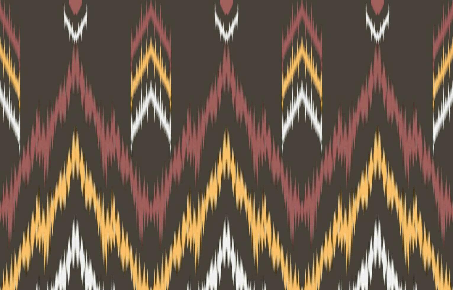 etnisch abstract ikat kunst. aztec ornament afdrukken. meetkundig etnisch patroon naadloos kleur oosters. ontwerp voor achtergrond ,gordijn, tapijt, behang, kleding, inpakken, batik, vector illustratie.