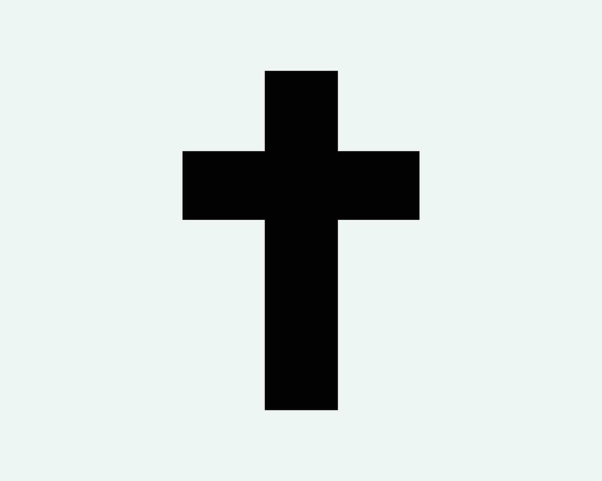 christen kruis icoon Christendom geloof religie Jezus heilig kerk Katholiek god Christus zwart wit schets vorm vector clip art artwork teken symbool