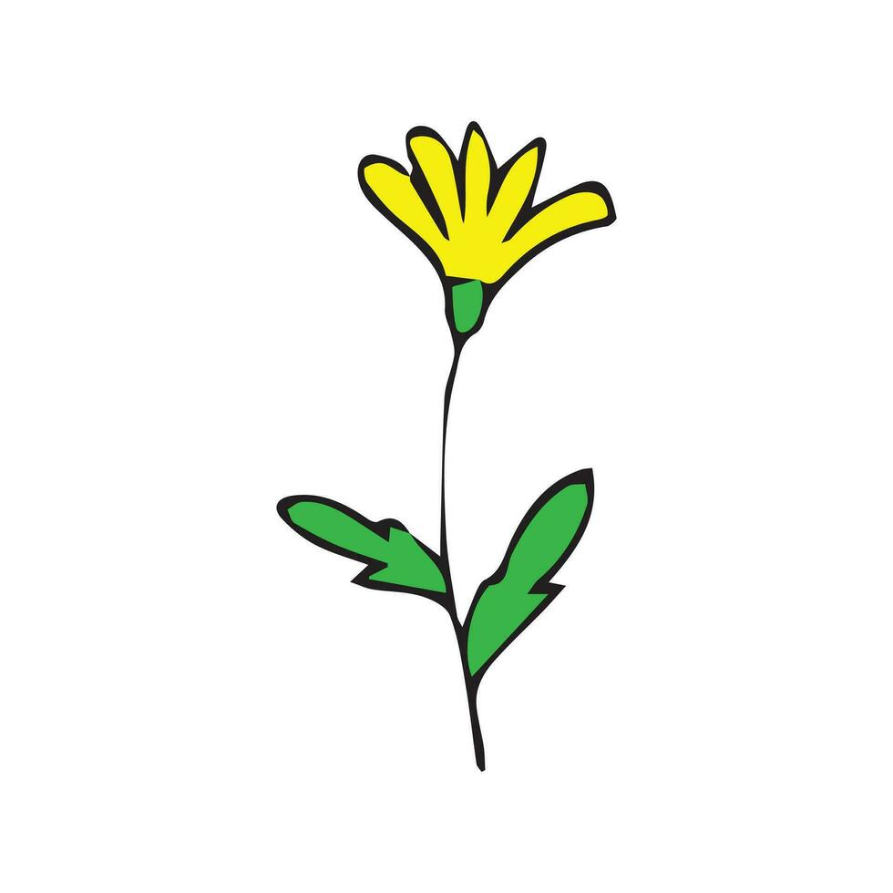 geel tulp achtergrond vector