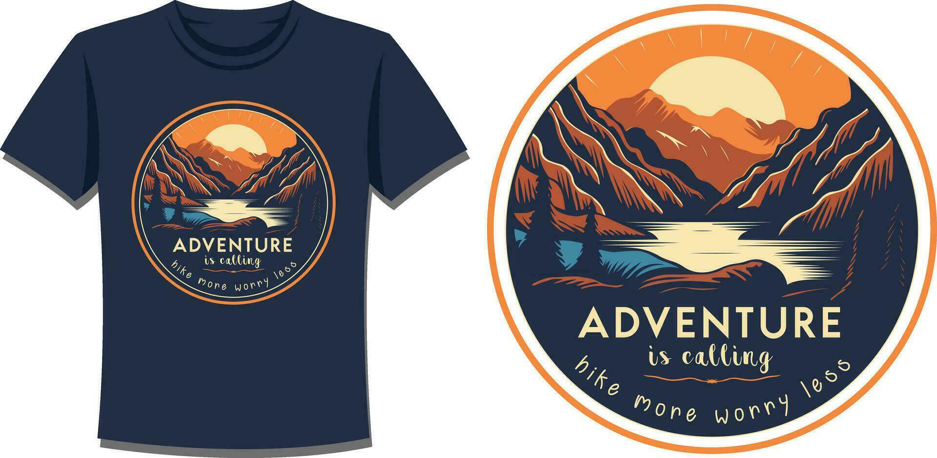 camping creatief t-shirt ontwerp vector, avontuur t-shirt ontwerp, buitenshuis t overhemd ontwerp, afdrukken, camping logo ontwerp vector illustratie, avontuur is roeping