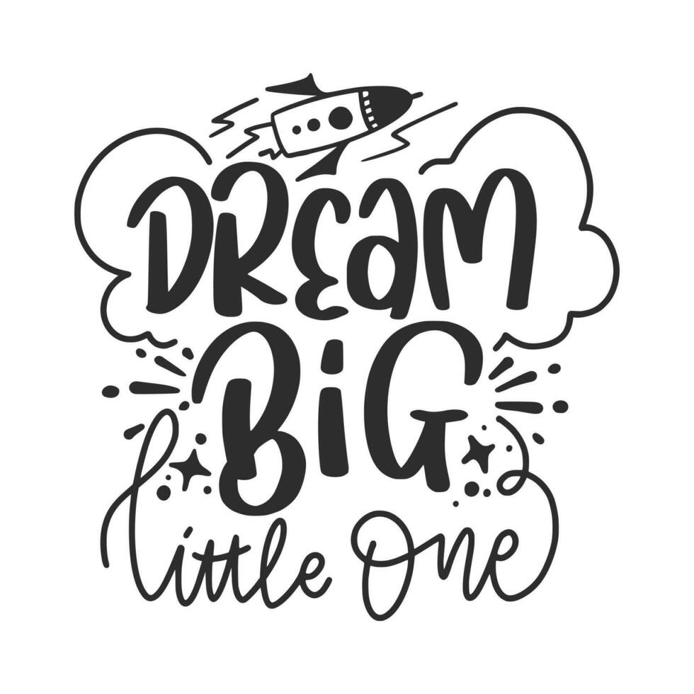 baby belettering citaten voor afdrukbare affiches, uitnodigingen, baby douche kaarten, t-shirt ontwerp, enz. vector