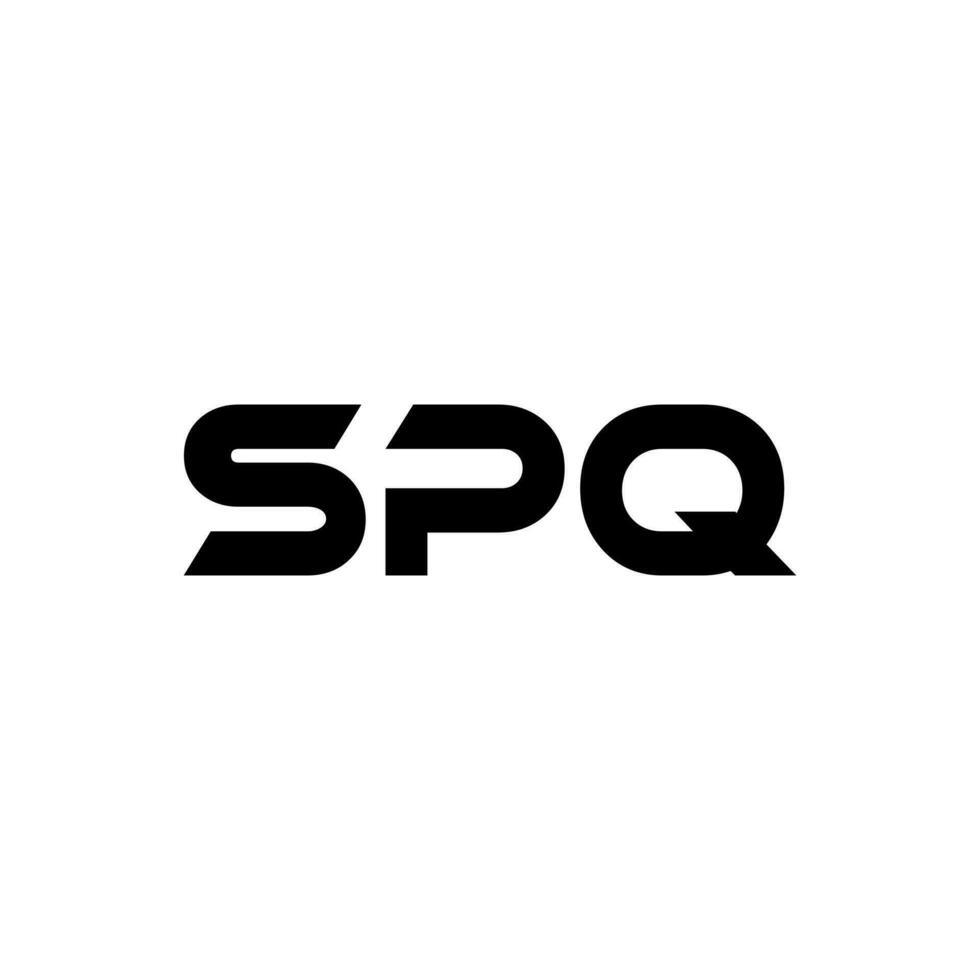 spq brief logo ontwerp, inspiratie voor een uniek identiteit. modern elegantie en creatief ontwerp. watermerk uw succes met de opvallend deze logo. vector