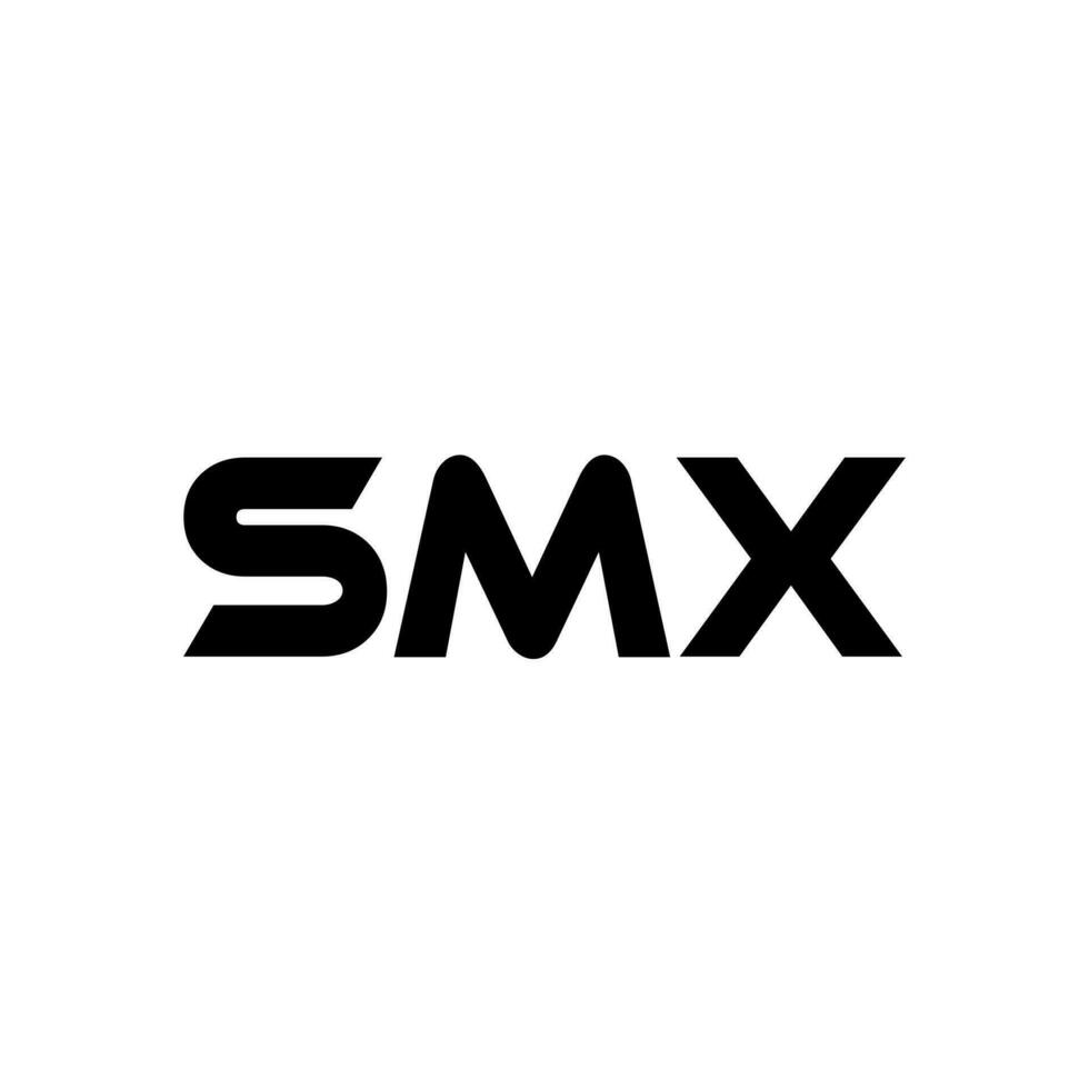 smx brief logo ontwerp, inspiratie voor een uniek identiteit. modern elegantie en creatief ontwerp. watermerk uw succes met de opvallend deze logo. vector