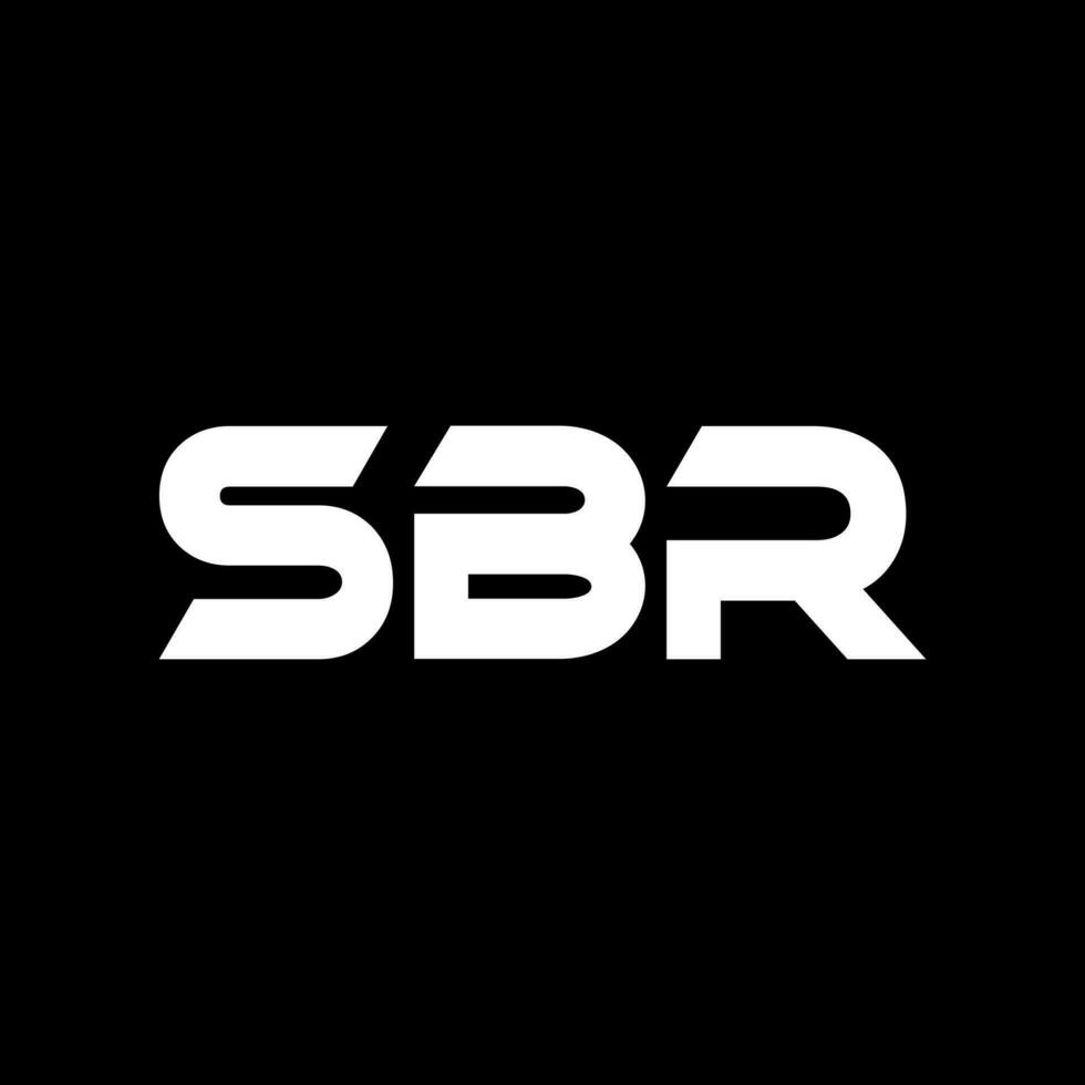 sbr logo ontwerp, inspiratie voor een uniek identiteit. modern elegantie en creatief ontwerp. watermerk uw succes met de opvallend deze logo. vector