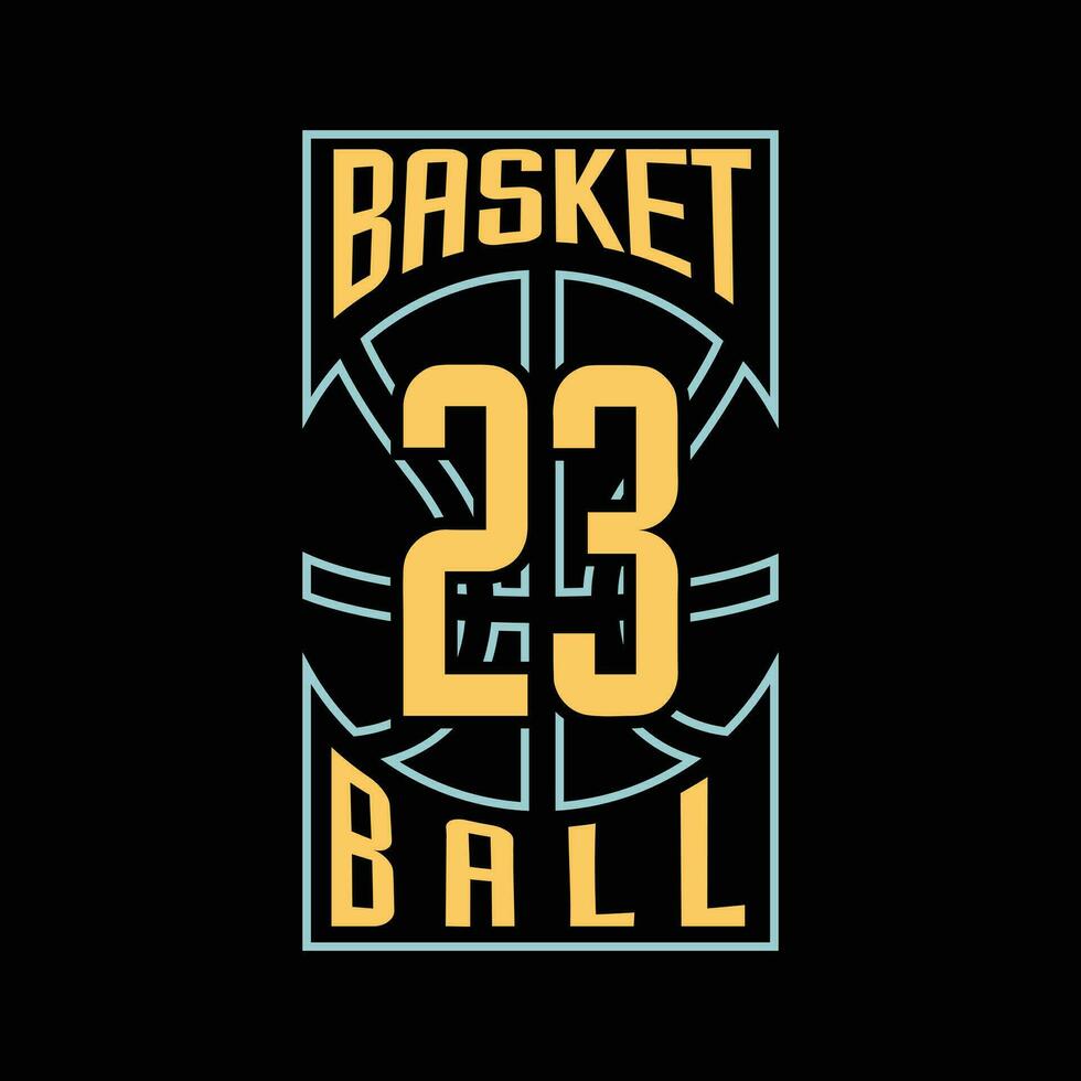 basketbal t-shirt en kledingontwerp vector