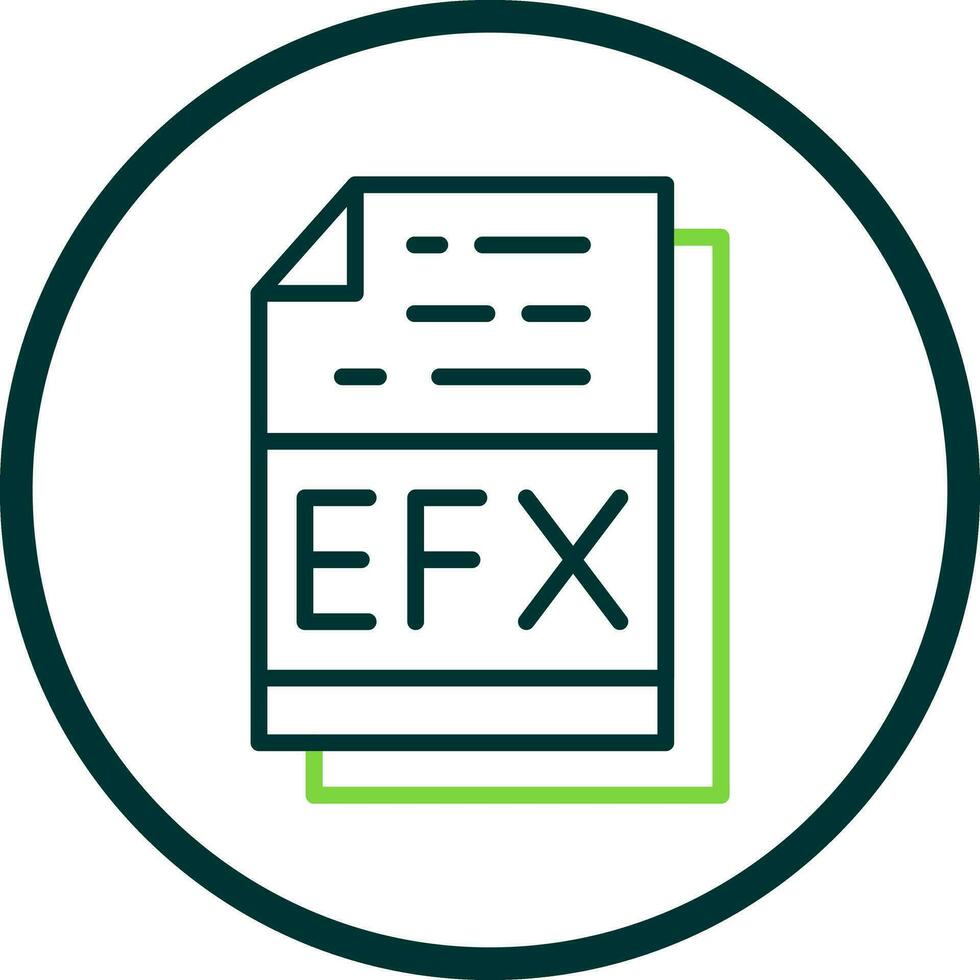 efx vector icoon ontwerp