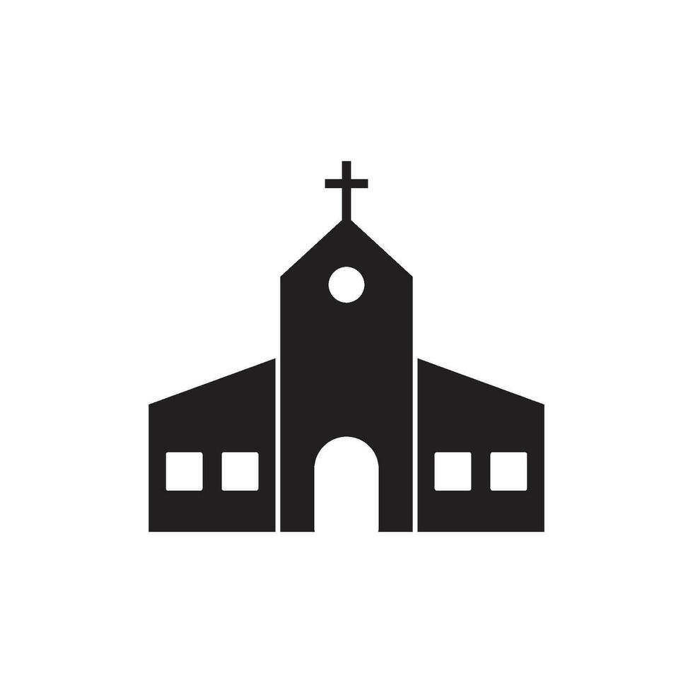 kerk icoon vector