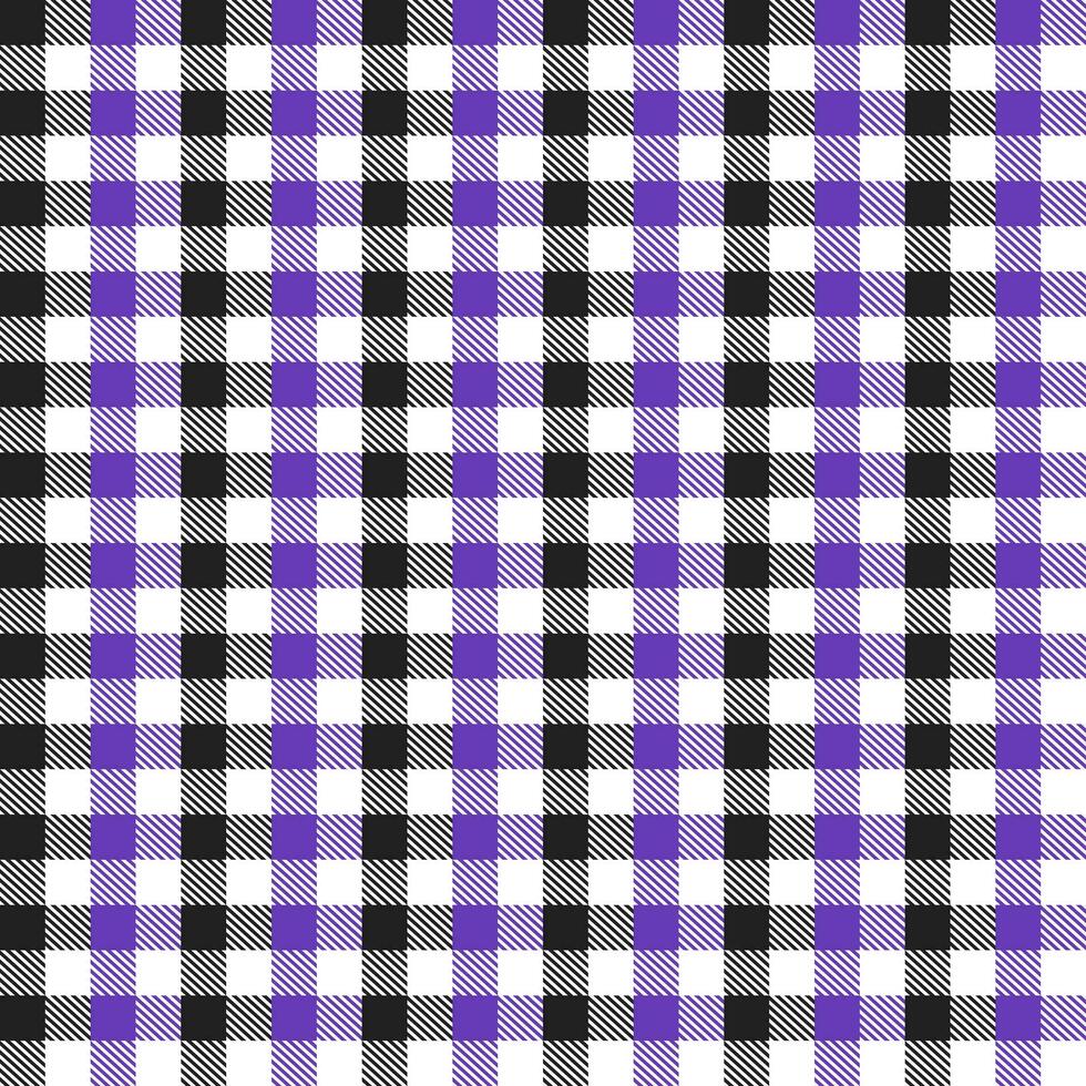 Purper en zwart plaid patroon met schuin lijn binnen achtergrond. plaid patroon achtergrond. plaid achtergrond. naadloos patroon. voor achtergrond, decoratie, geschenk inpakken, katoenen stof tafelkleed, deken. vector