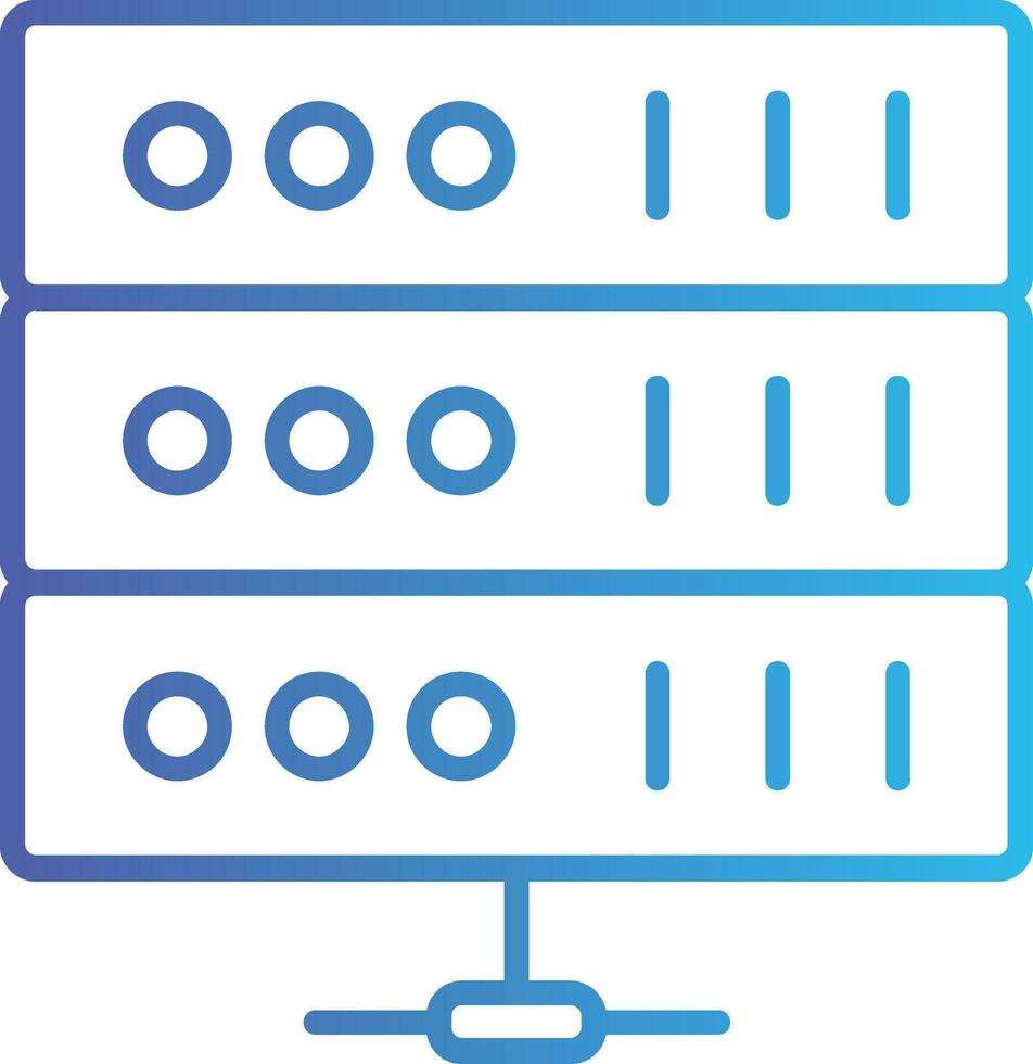 het dossier hosting glyph icoon vector