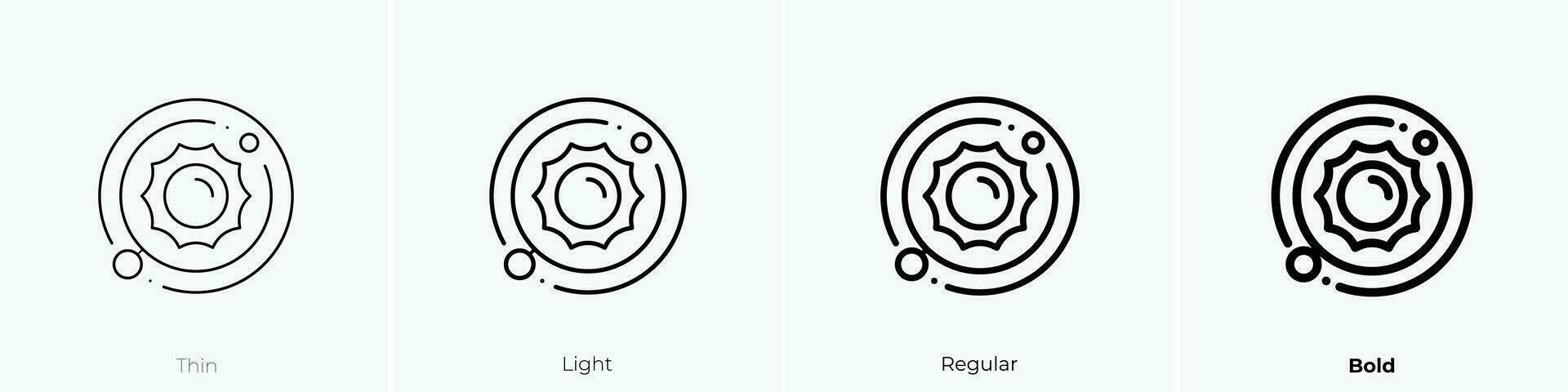 systeem icoon. dun, licht, regelmatig en stoutmoedig stijl ontwerp geïsoleerd Aan wit achtergrond vector