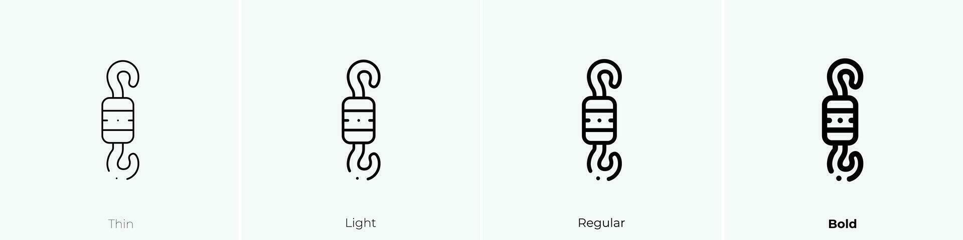 draaibaar icoon. dun, licht, regelmatig en stoutmoedig stijl ontwerp geïsoleerd Aan wit achtergrond vector