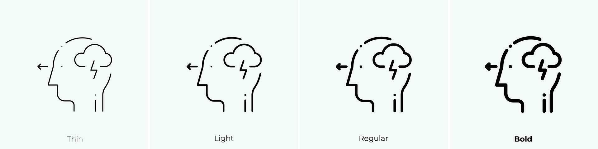 strategie icoon. dun, licht, regelmatig en stoutmoedig stijl ontwerp geïsoleerd Aan wit achtergrond vector