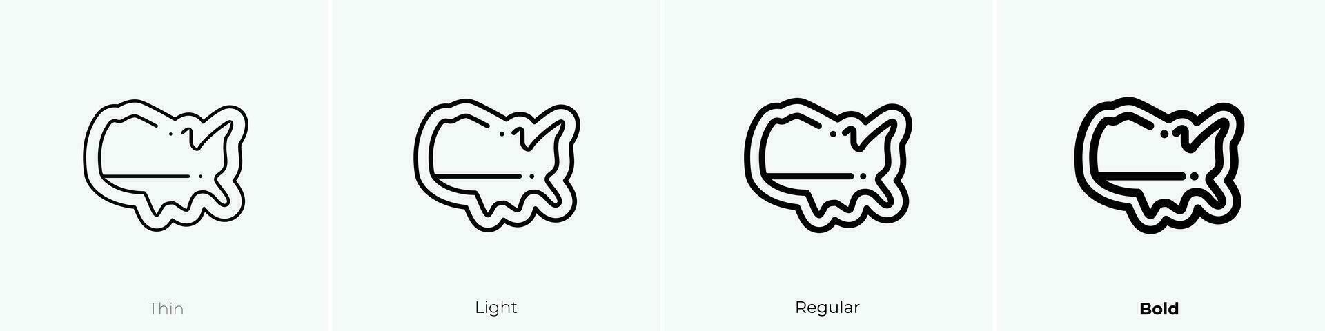 staten icoon. dun, licht, regelmatig en stoutmoedig stijl ontwerp geïsoleerd Aan wit achtergrond vector