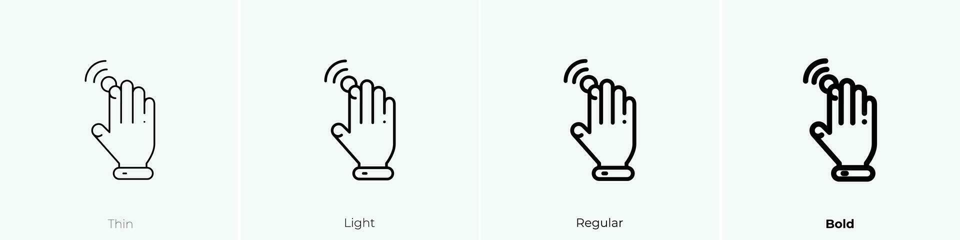 kraan icoon. dun, licht, regelmatig en stoutmoedig stijl ontwerp geïsoleerd Aan wit achtergrond vector