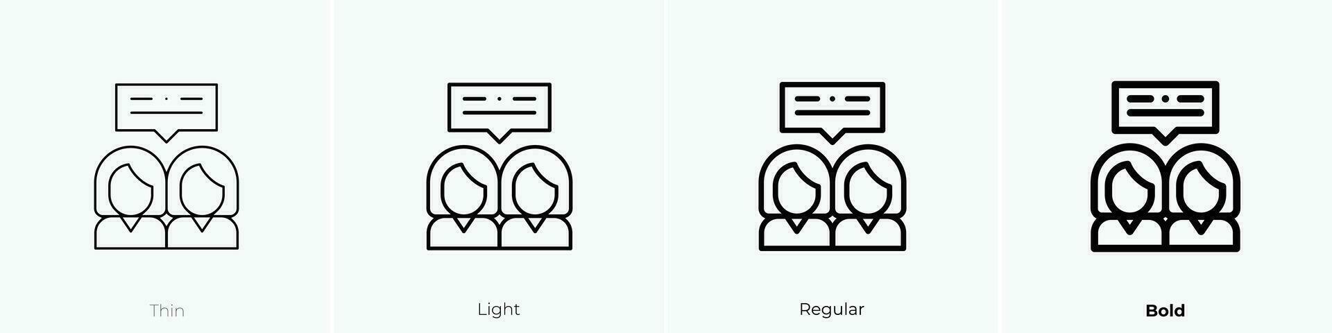 pratend icoon. dun, licht, regelmatig en stoutmoedig stijl ontwerp geïsoleerd Aan wit achtergrond vector