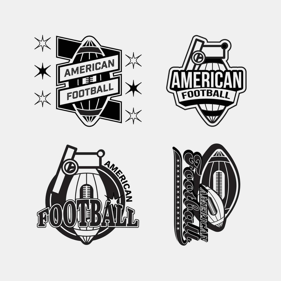 rugby Amerikaans voetbal logos insigne afdrukken. Universiteit leuze typografie ontwerp. vector illustratie voor mode tee, t-shirt en poster