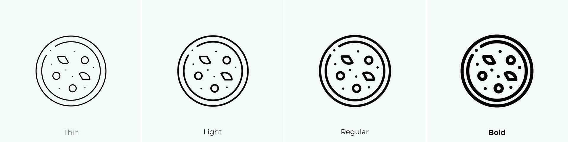 stoofpot icoon. dun, licht, regelmatig en stoutmoedig stijl ontwerp geïsoleerd Aan wit achtergrond vector