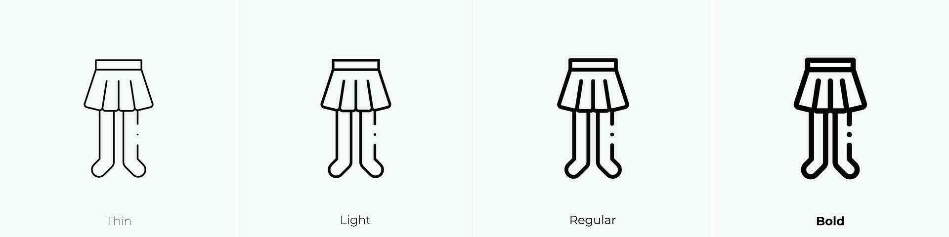 kousen icoon. dun, licht, regelmatig en stoutmoedig stijl ontwerp geïsoleerd Aan wit achtergrond vector