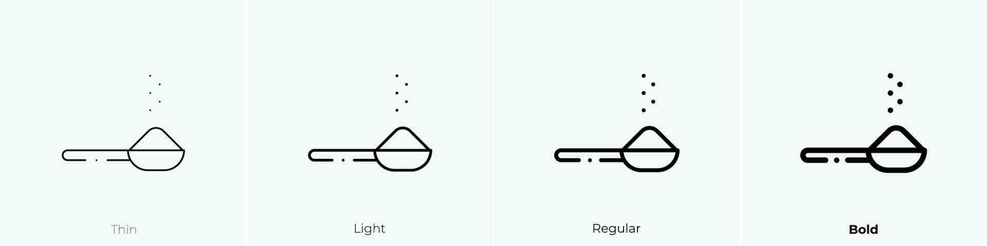 proeverij icoon. dun, licht, regelmatig en stoutmoedig stijl ontwerp geïsoleerd Aan wit achtergrond vector