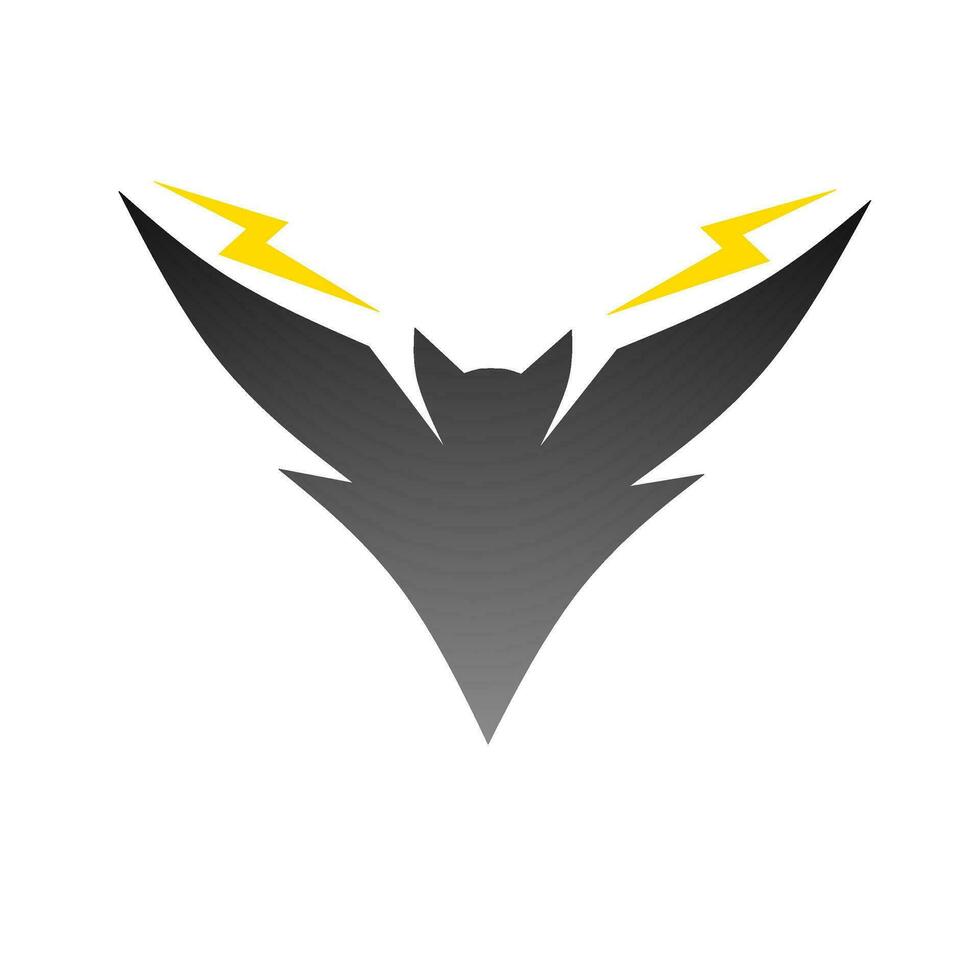 grafisch vector illustratie van ontwerp sjabloon logo symbool knuppel met bliksem