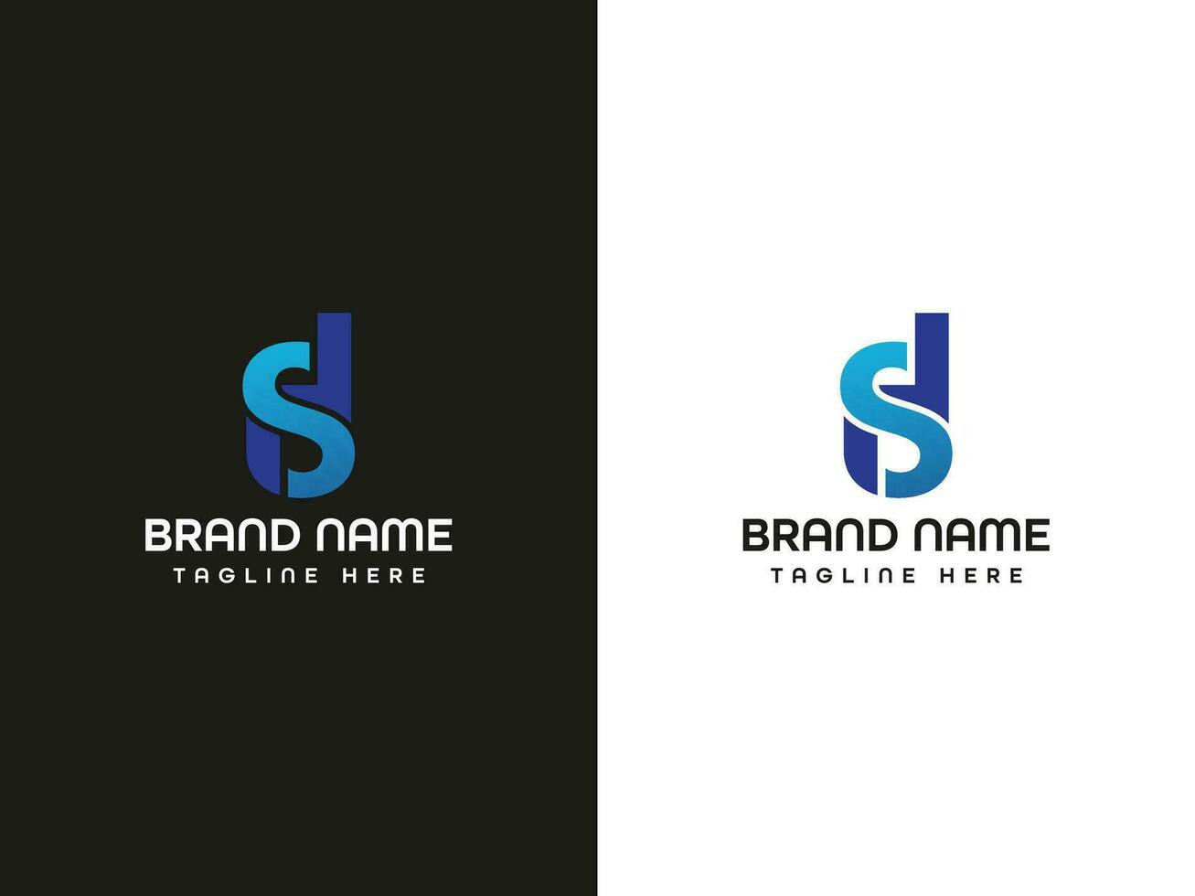 brief logo ontwerp vector