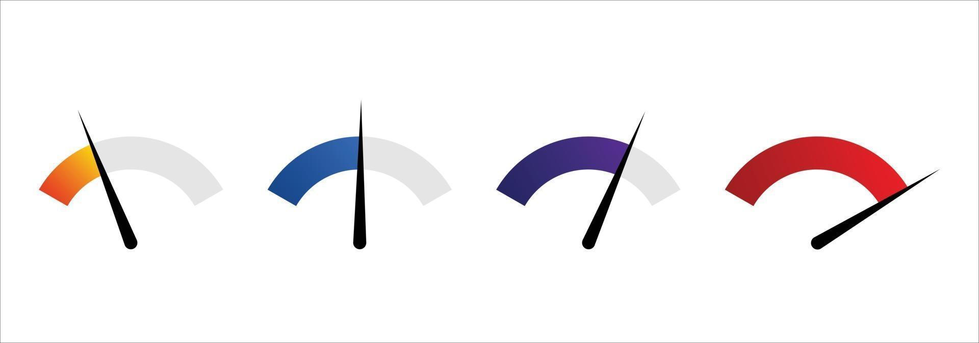 meter pictogrammenset vector