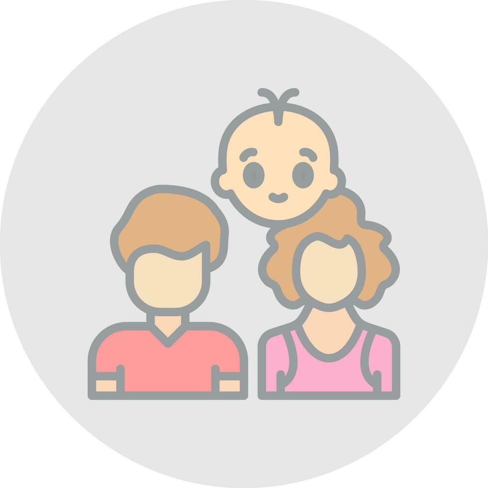 familie vector icoon ontwerp