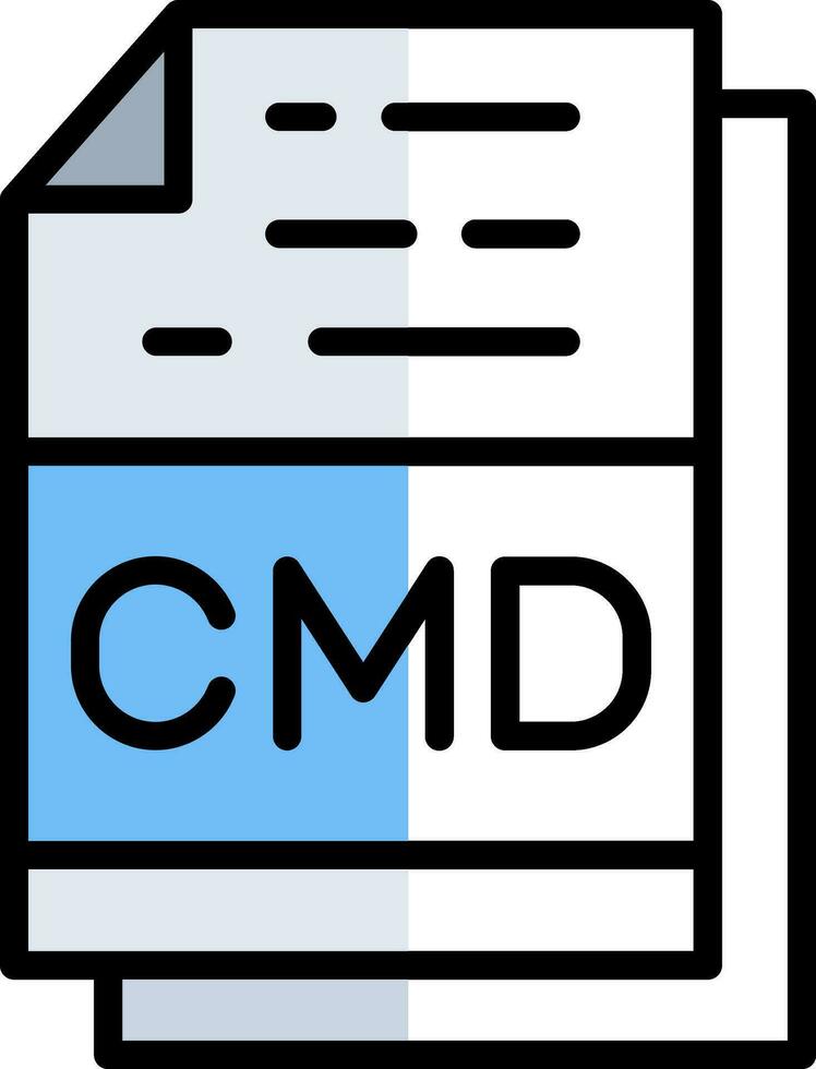 cmd vector icoon ontwerp