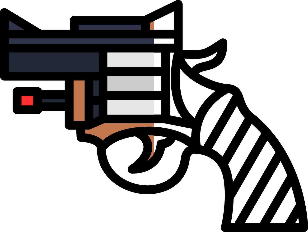 revolver vector icoon ontwerp