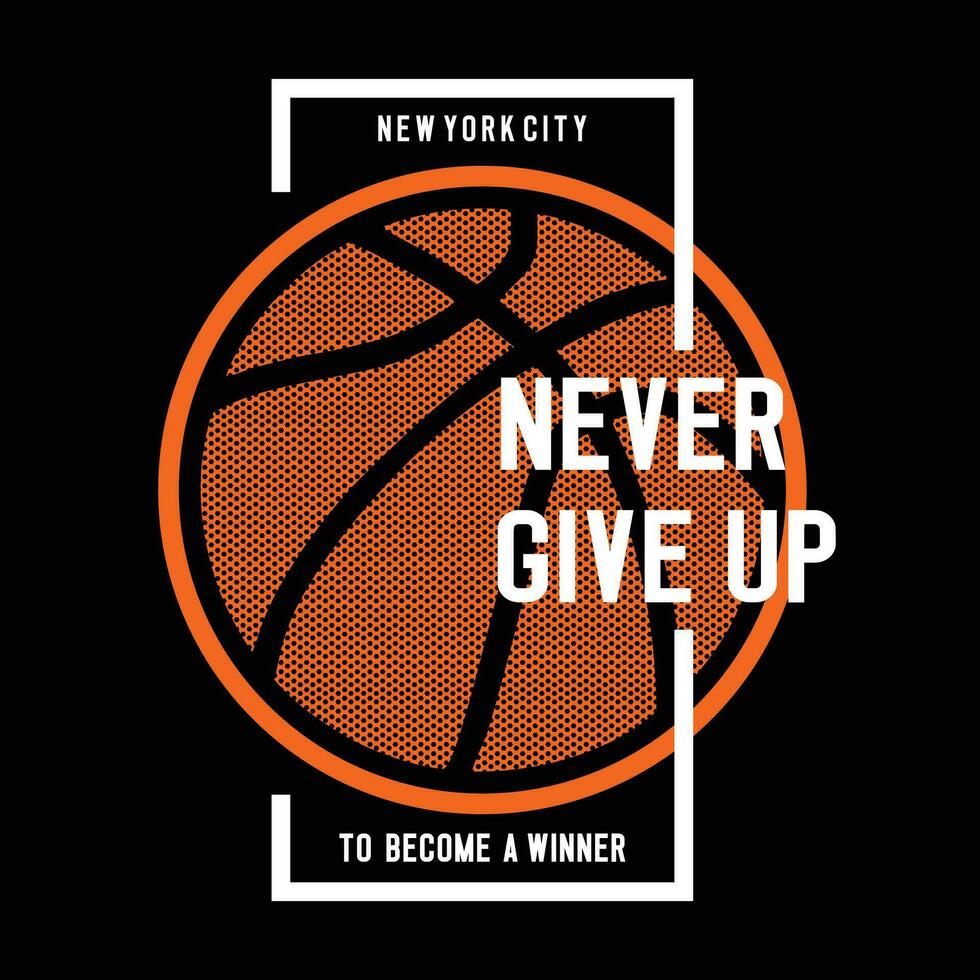 basketbal nieuw york typografie grafisch ontwerp illustratie vector, t overhemd afdrukken, sporten vector