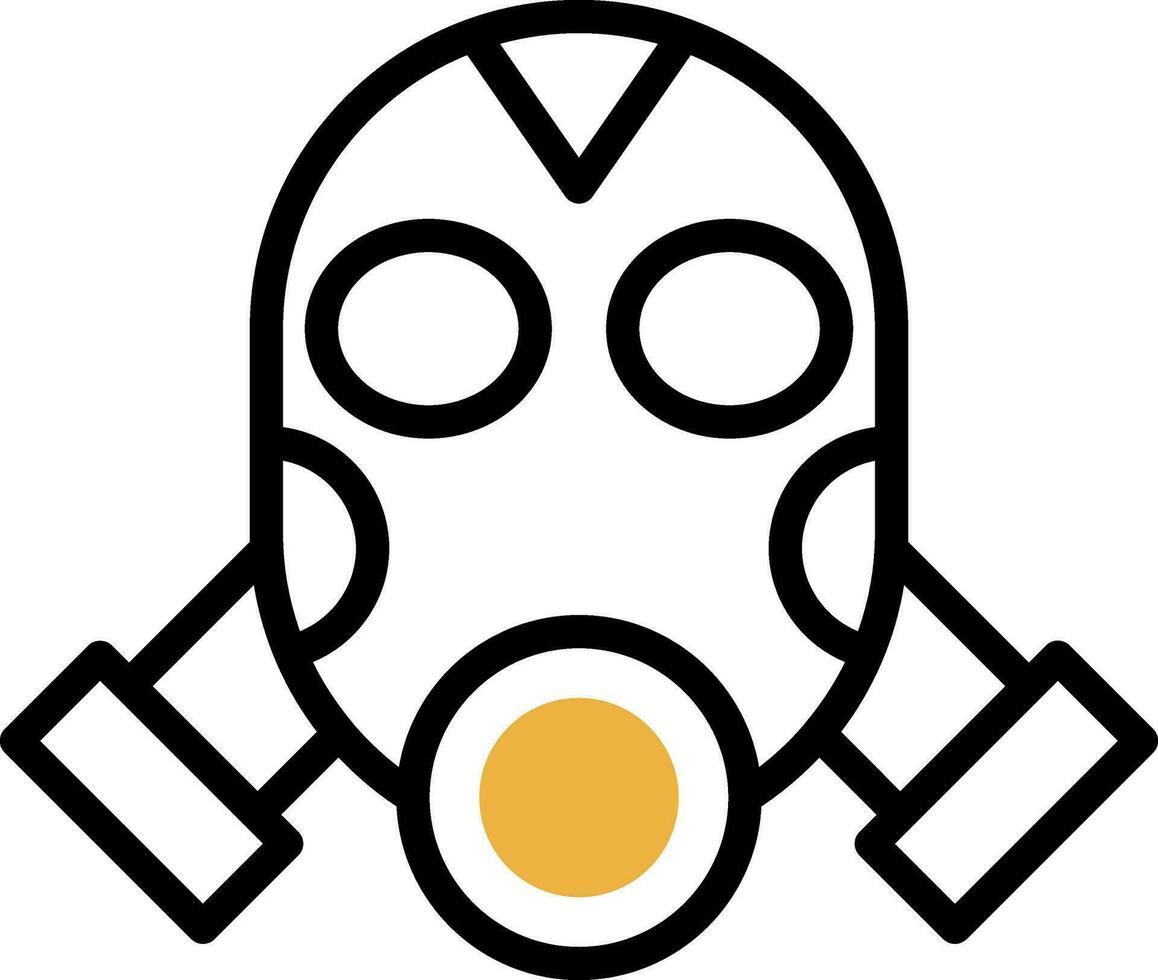 gas- masker vector icoon ontwerp