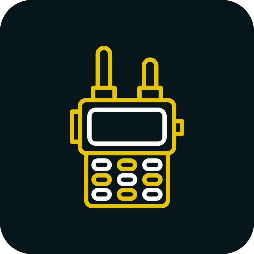 walkie talkie vector icoon ontwerp