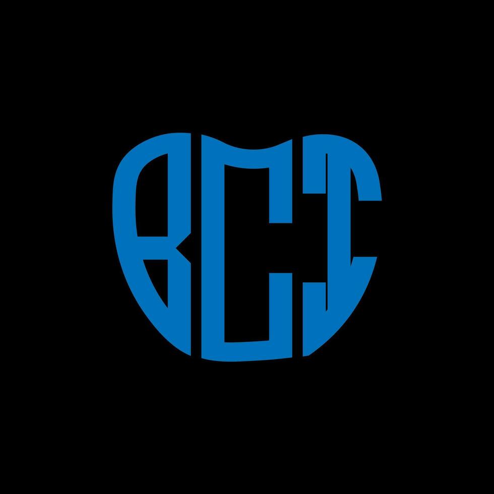bci brief logo creatief ontwerp. bci uniek ontwerp. vector