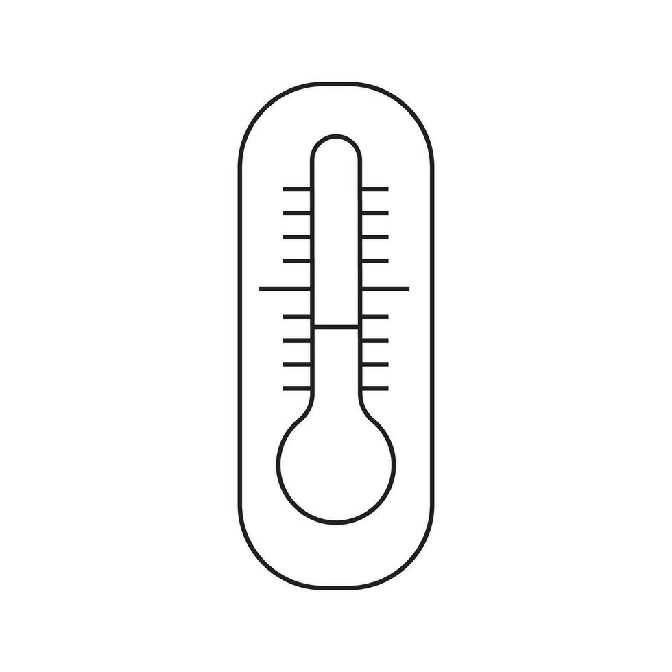 vector illustratie van een thermometer.