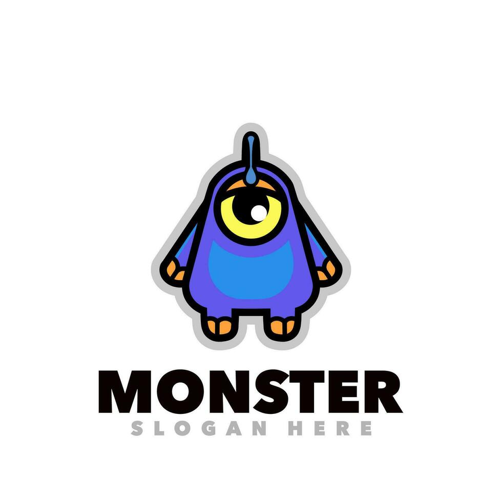 monster tekenfilm ontwerp vector