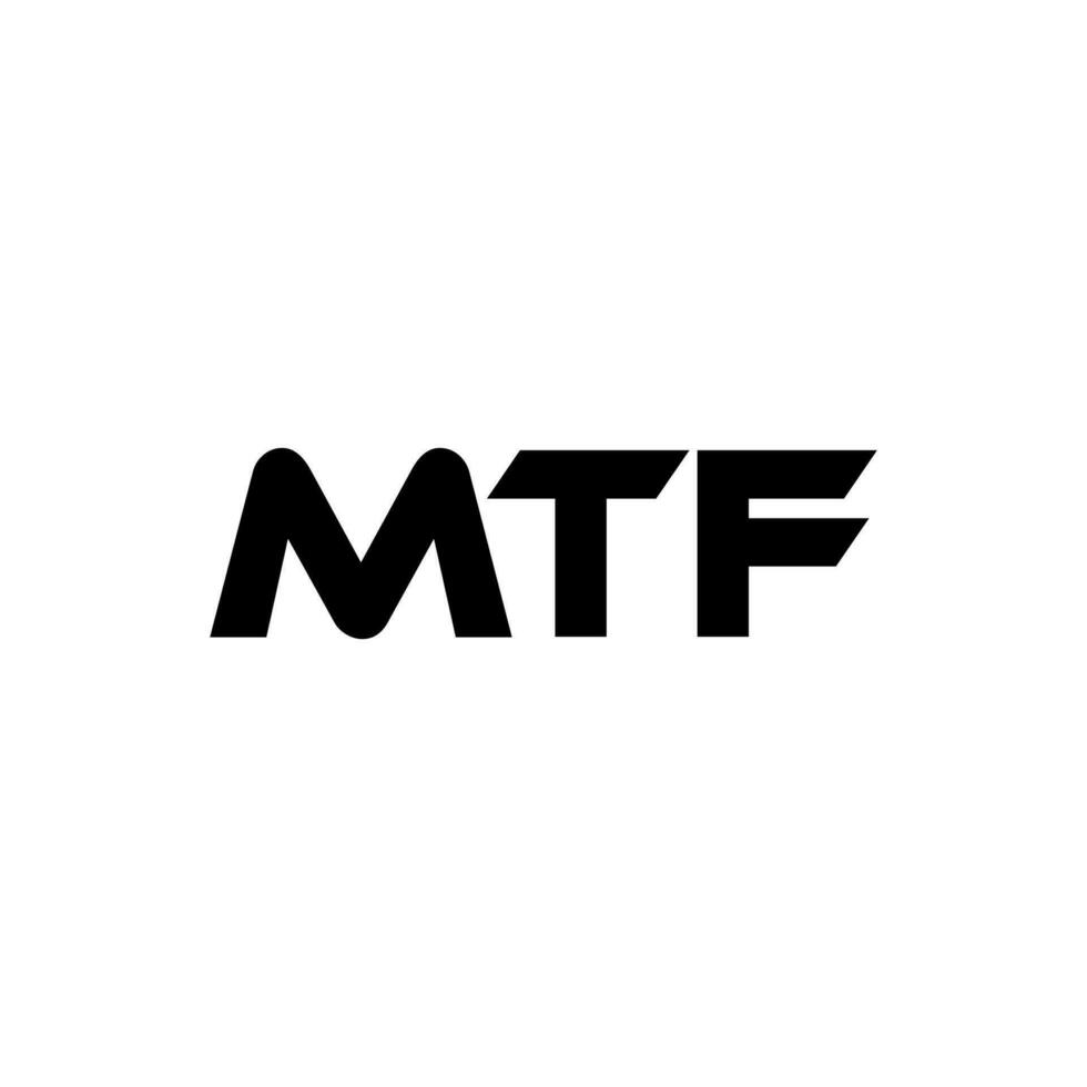 mtf brief logo ontwerp, inspiratie voor een uniek identiteit. modern elegantie en creatief ontwerp. watermerk uw succes met de opvallend deze logo. vector