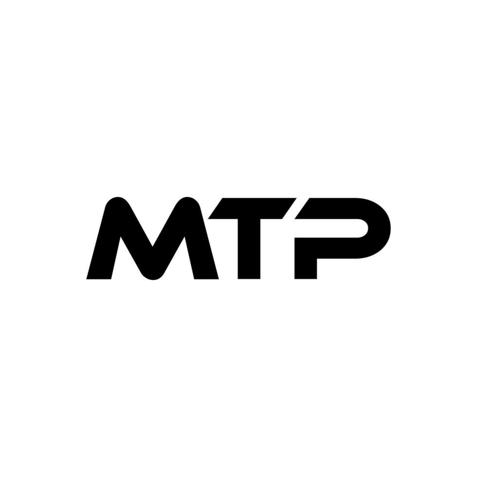 mtp brief logo ontwerp, inspiratie voor een uniek identiteit. modern elegantie en creatief ontwerp. watermerk uw succes met de opvallend deze logo. vector