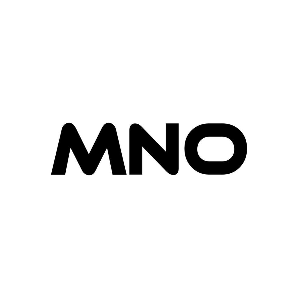 mno brief logo ontwerp, inspiratie voor een uniek identiteit. modern elegantie en creatief ontwerp. watermerk uw succes met de opvallend deze logo. vector