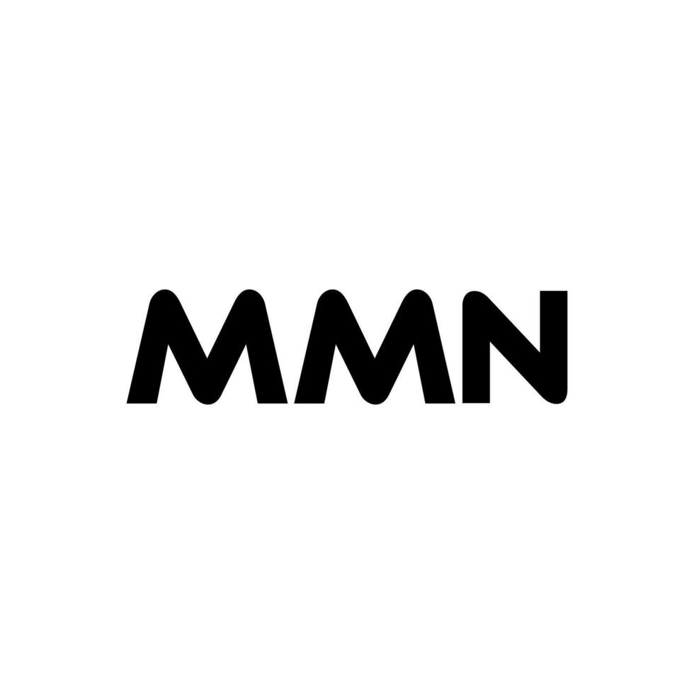 mmn brief logo ontwerp, inspiratie voor een uniek identiteit. modern elegantie en creatief ontwerp. watermerk uw succes met de opvallend deze logo. vector